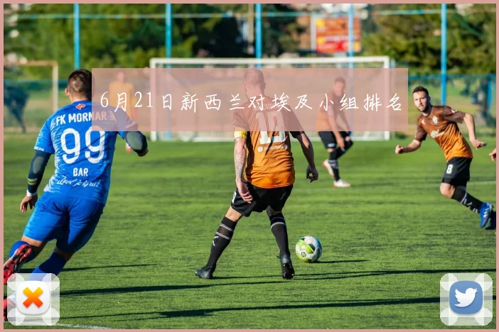 6月21日新西兰对埃及小组排名